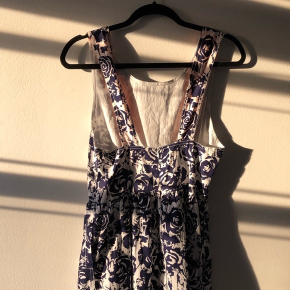 superdry navy rose dress - Picture 2 of 4